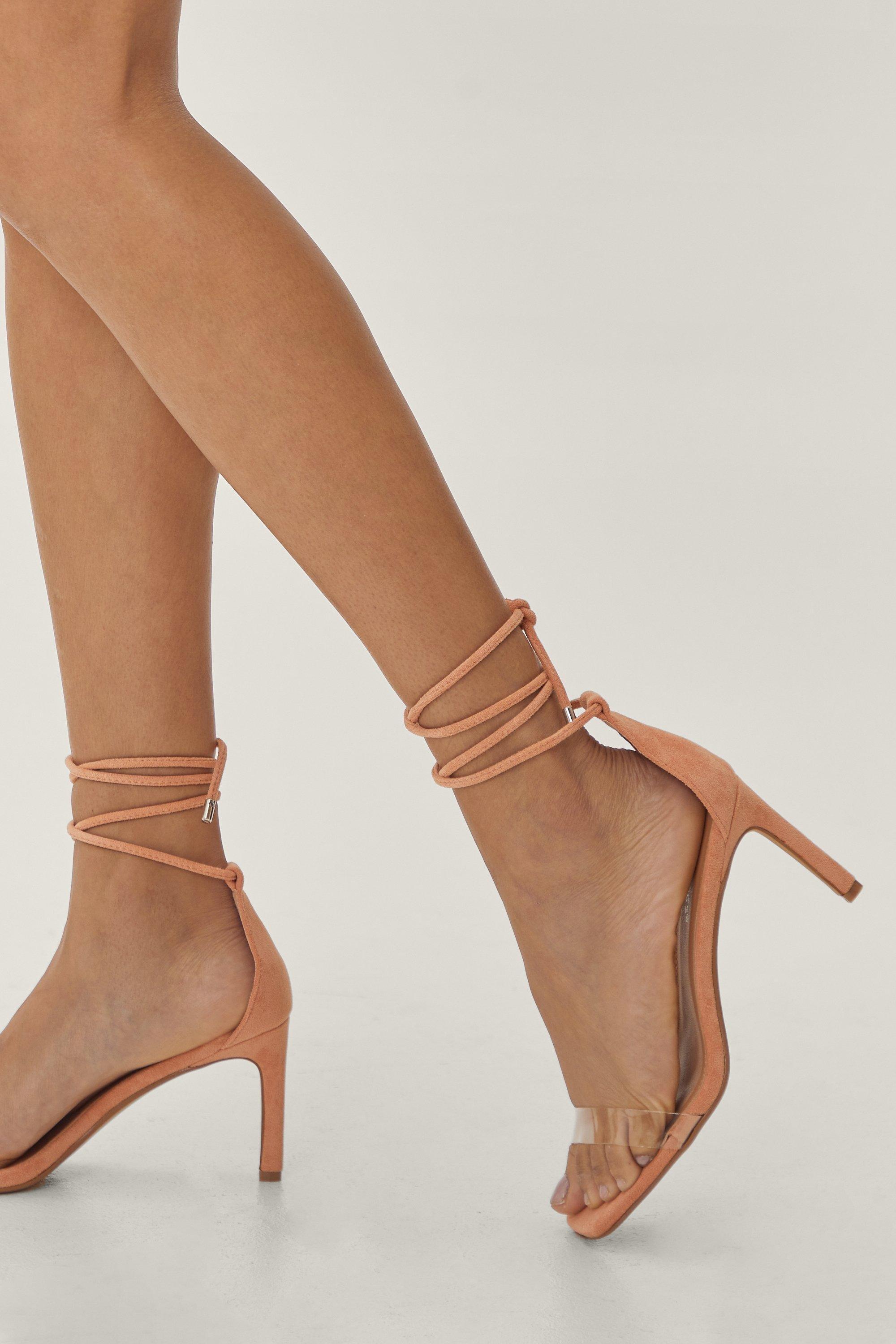 Faux suede shop stiletto heels