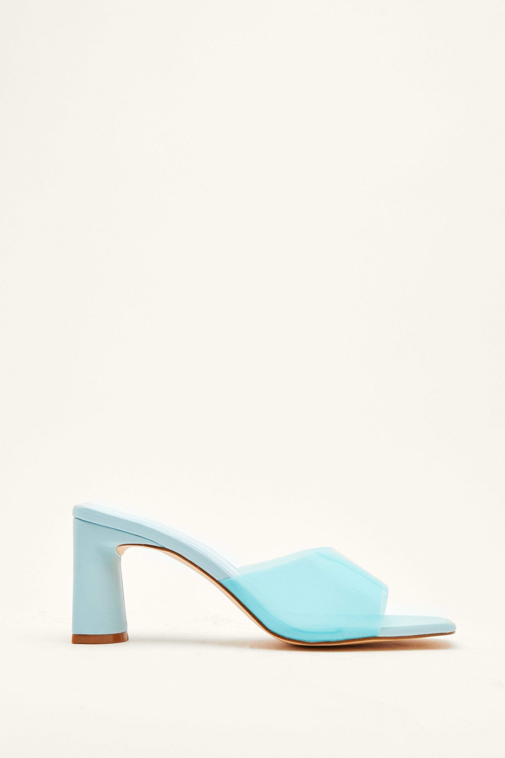 Mules transparentes zara hot sale