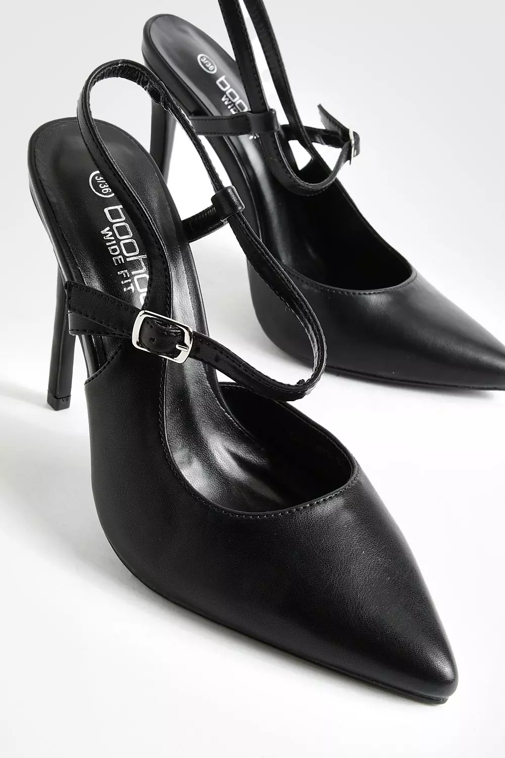 Boohoo sales black shoes