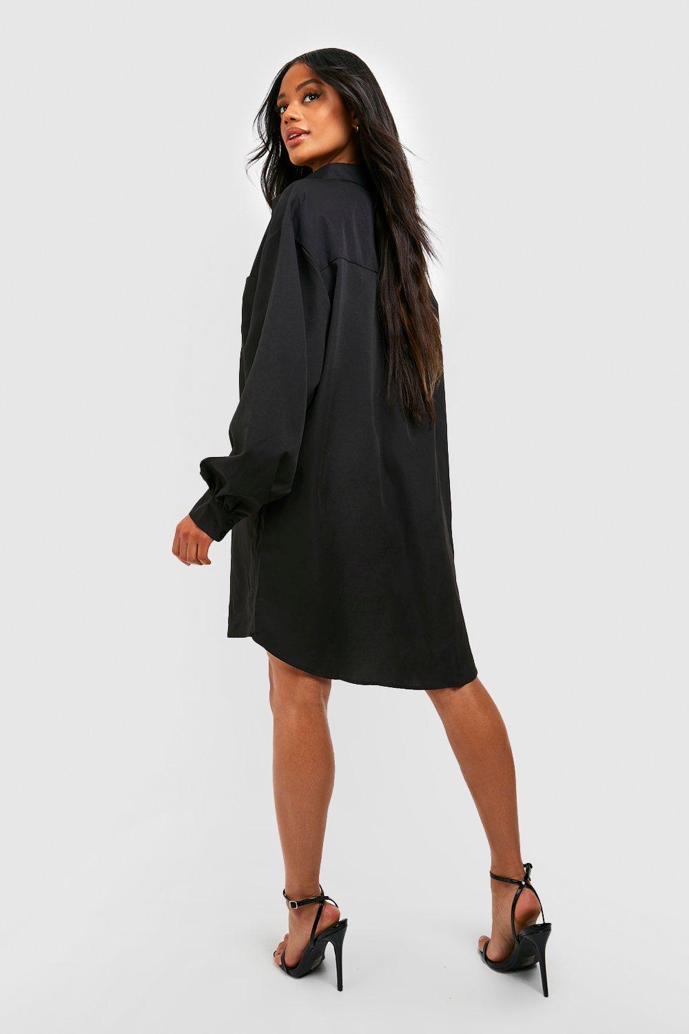 Poplin store shirt dress