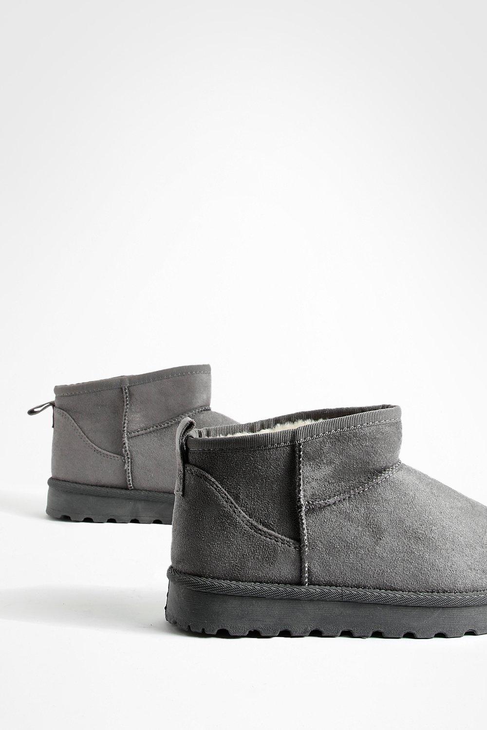 Ultra Mini Faux Fur Lined Boots boohoo UK