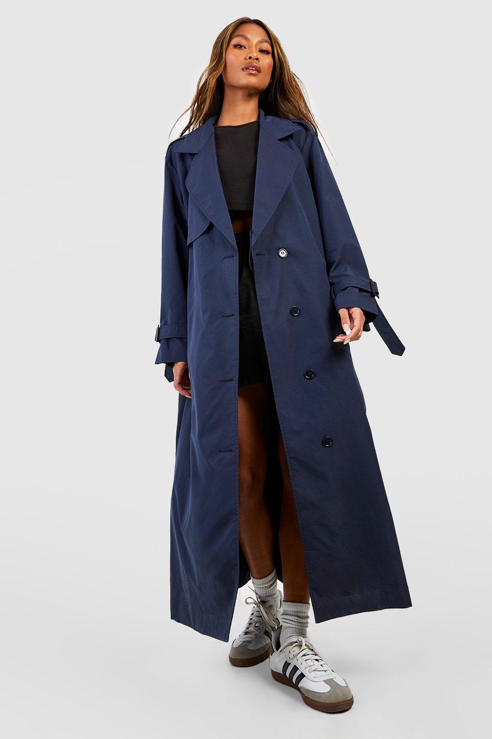 Navy trench cheap coat womens uk