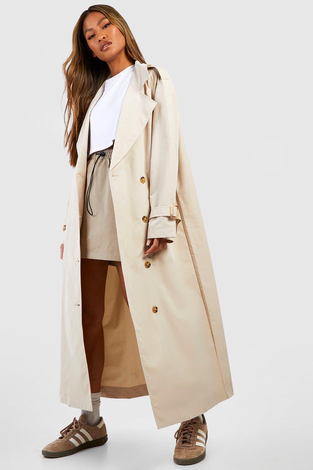 Women's city midi outlet trench