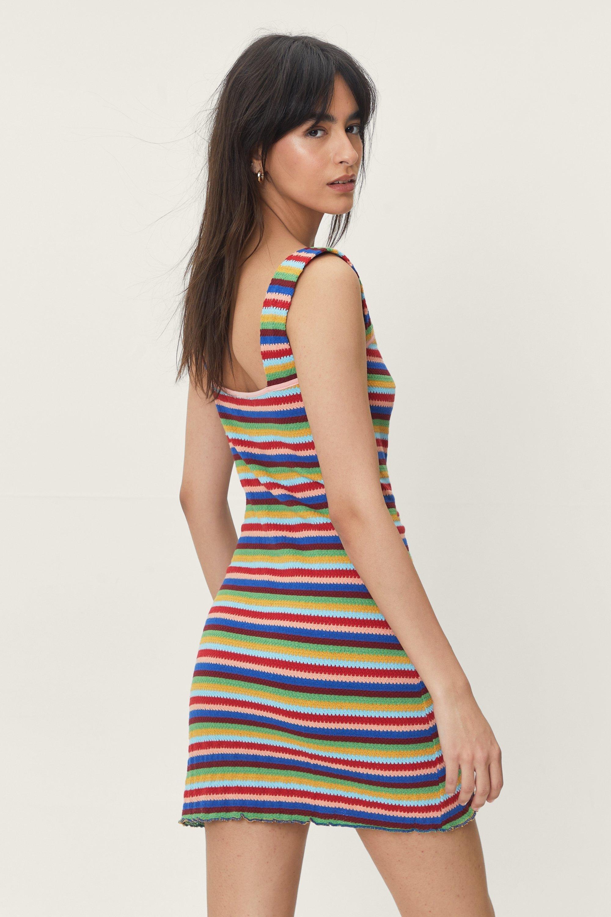 Topshop Maternity Striped Bodycon Dress