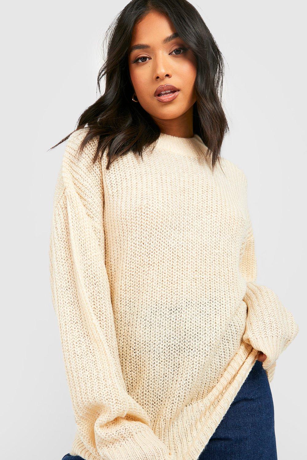 Petite cream jumper best sale