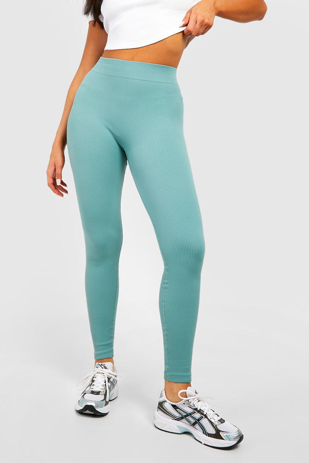 Plus Structured Seamless Contour Ribbed Leggings