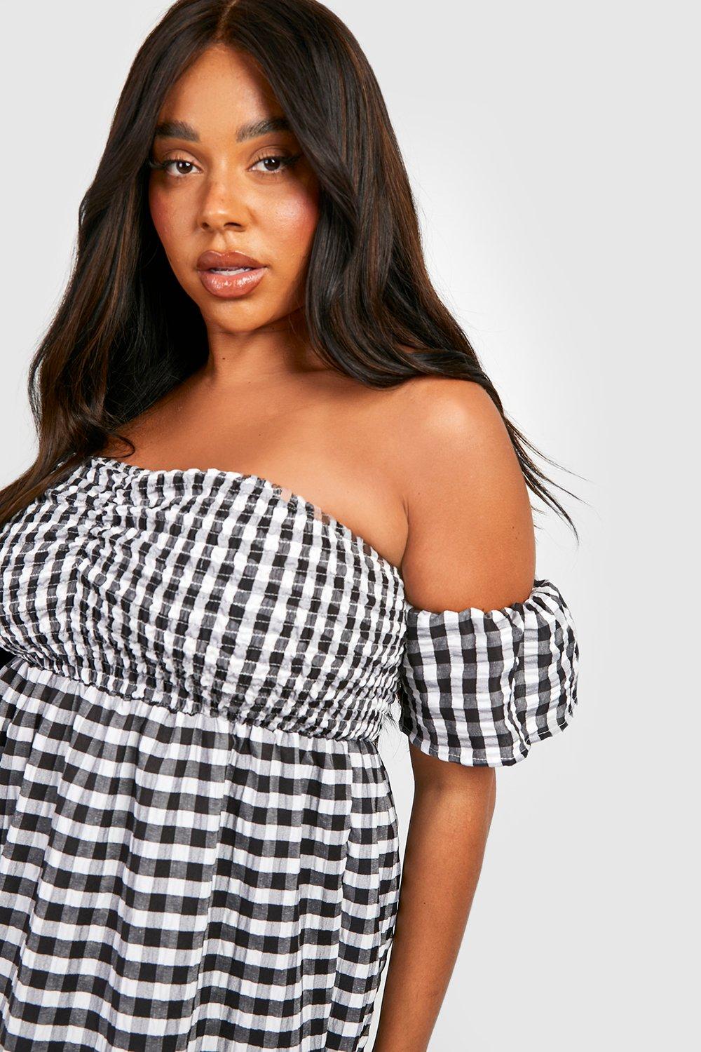 Bardot hot sale gingham dress