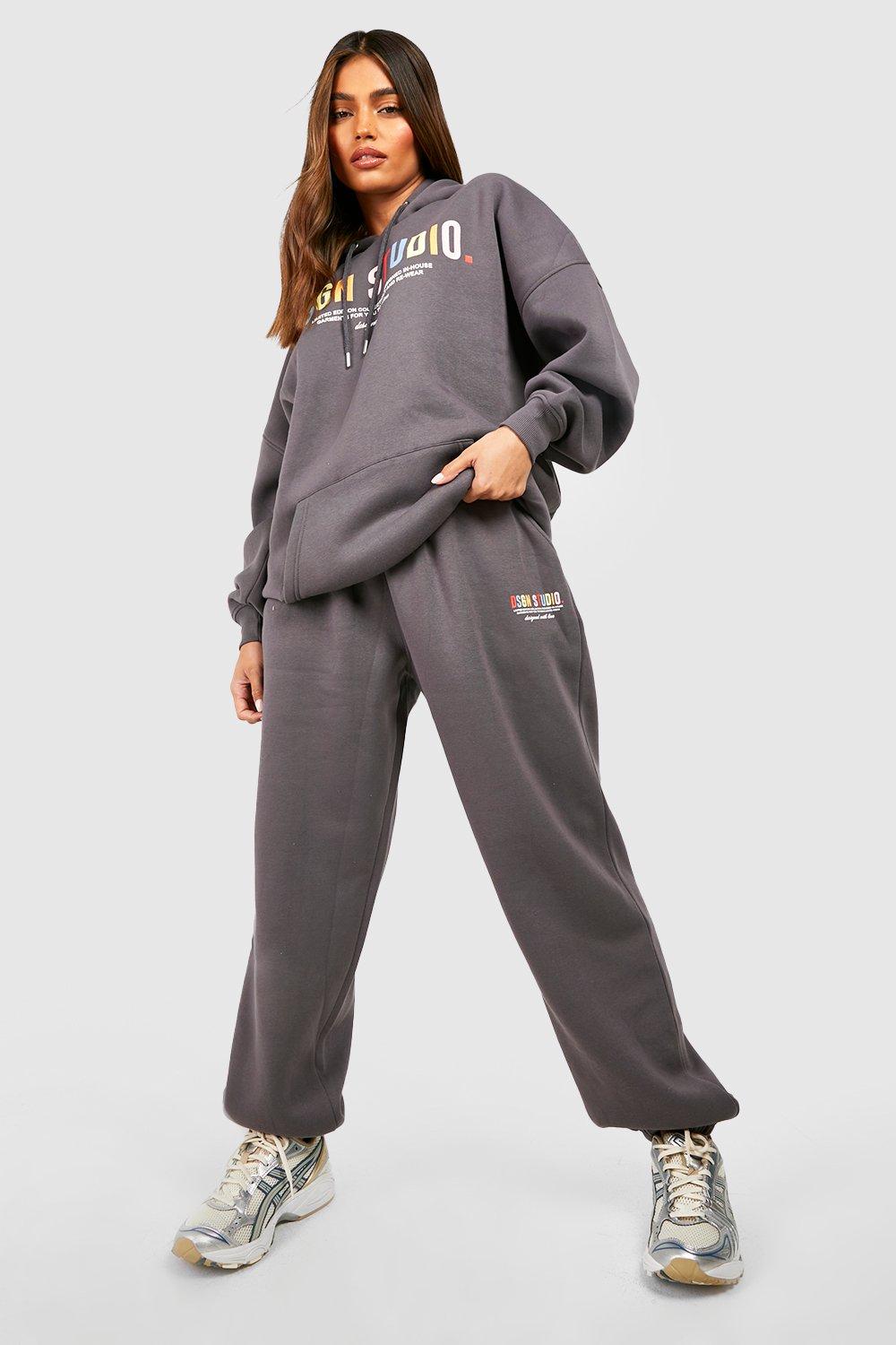 Grey rainbow hot sale tracksuit