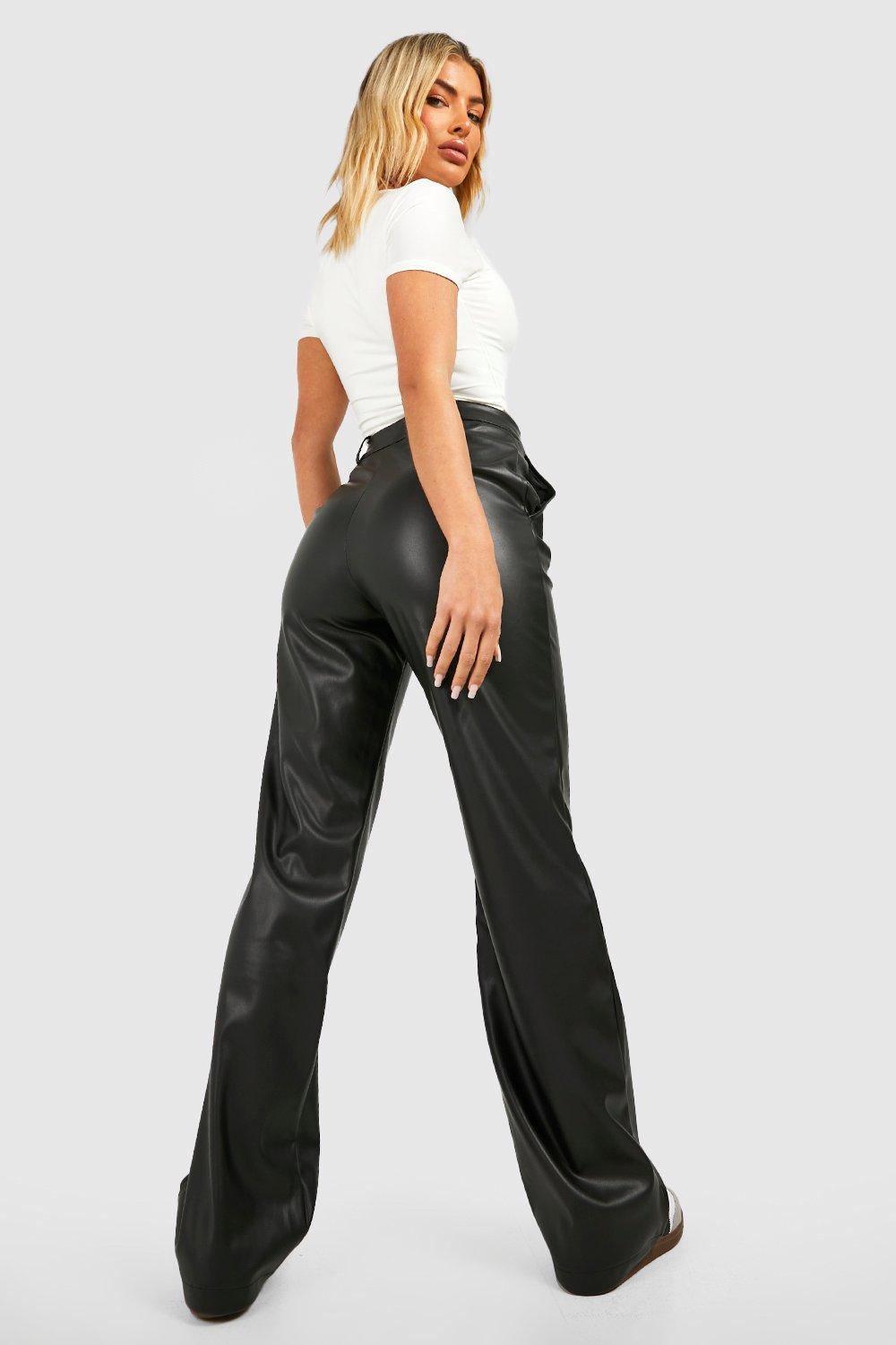 Boohoo hot sale pvc trousers