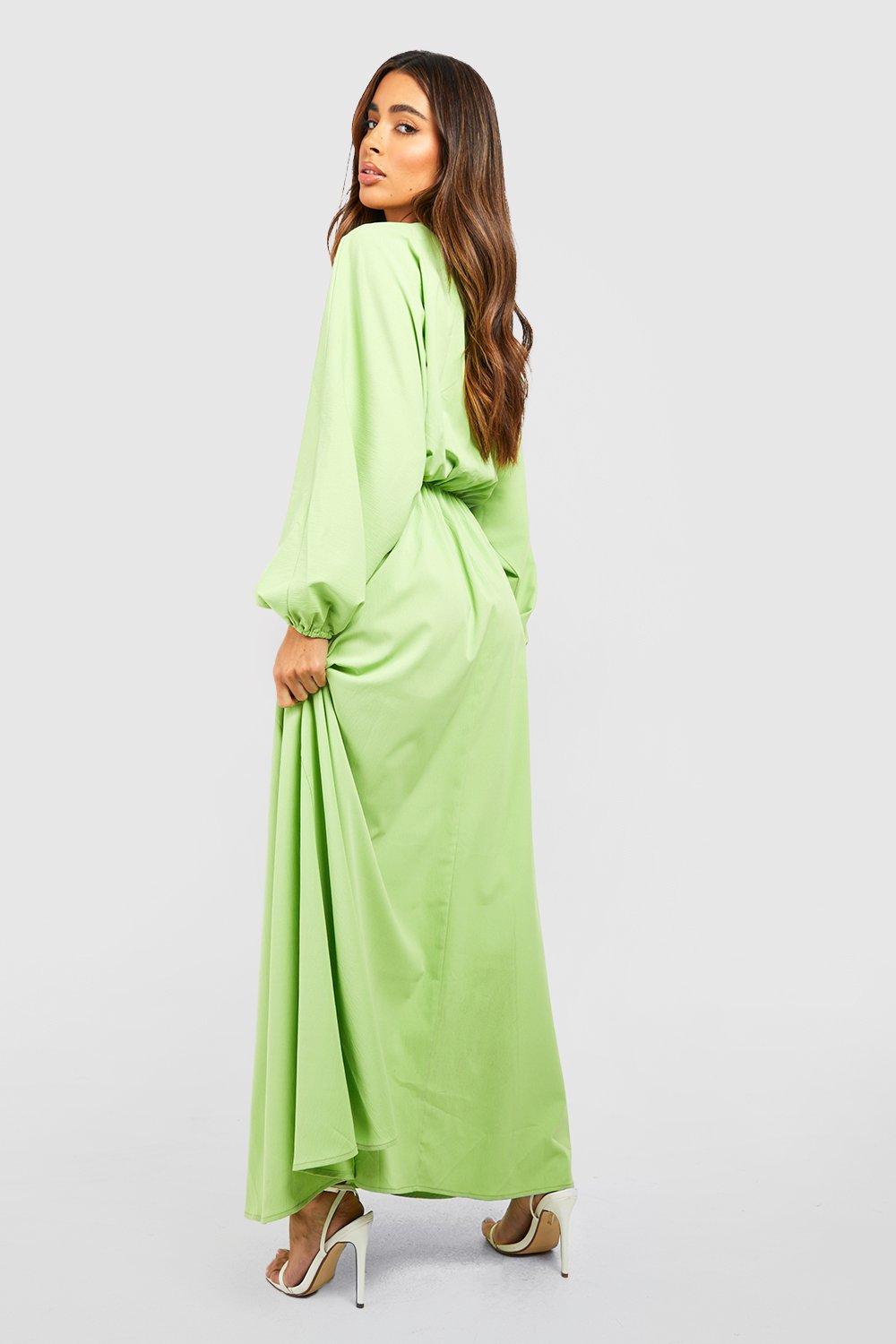 Kimono sleeve store maxi dress uk