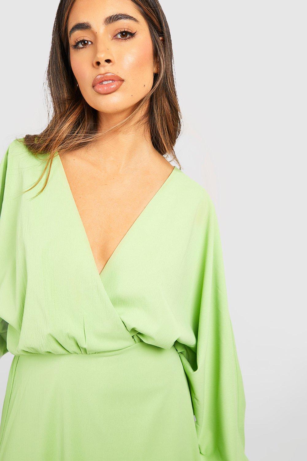 Boohoo kimono clearance dress