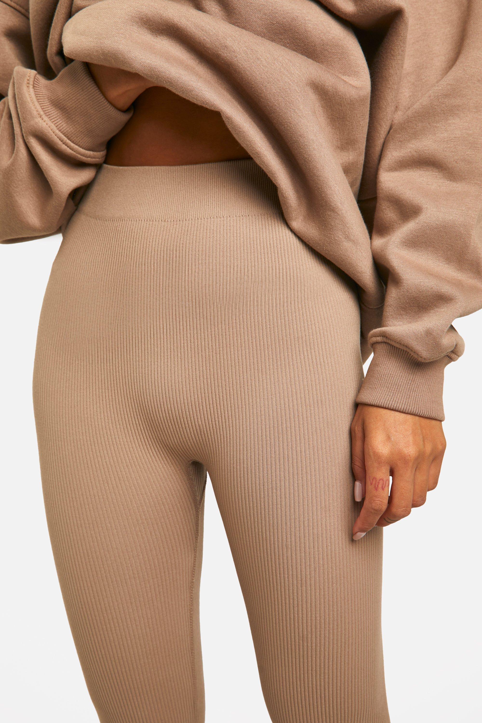 Structured Seamless Contour Ribbed Leggings