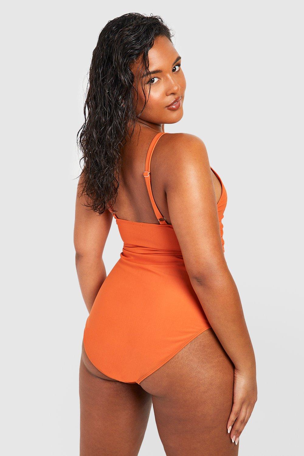 Boohoo on sale curve swimwear