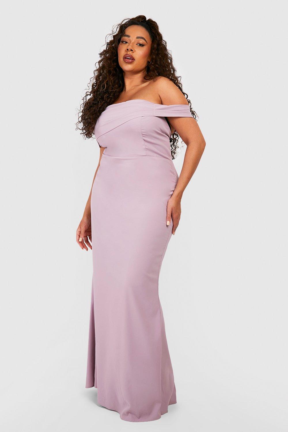 Mauve plus outlet size dress