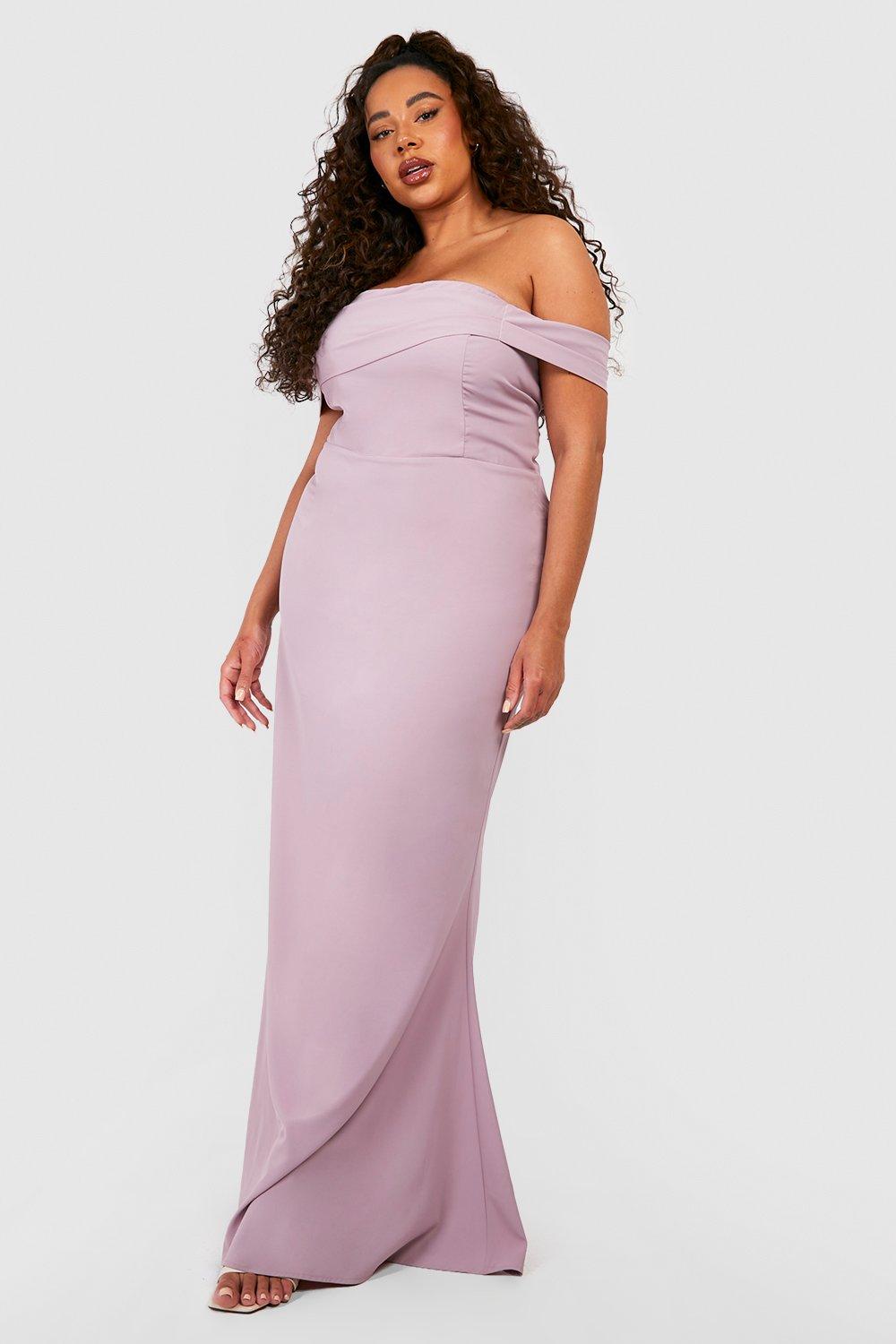 Mauve dress plus outlet size