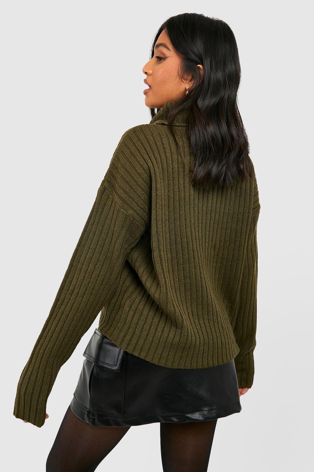 Long khaki online jumper