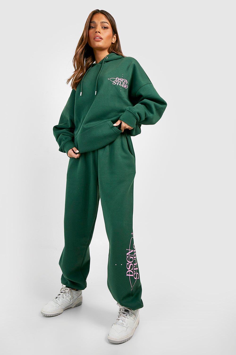 Forest green 2024 tracksuit womens