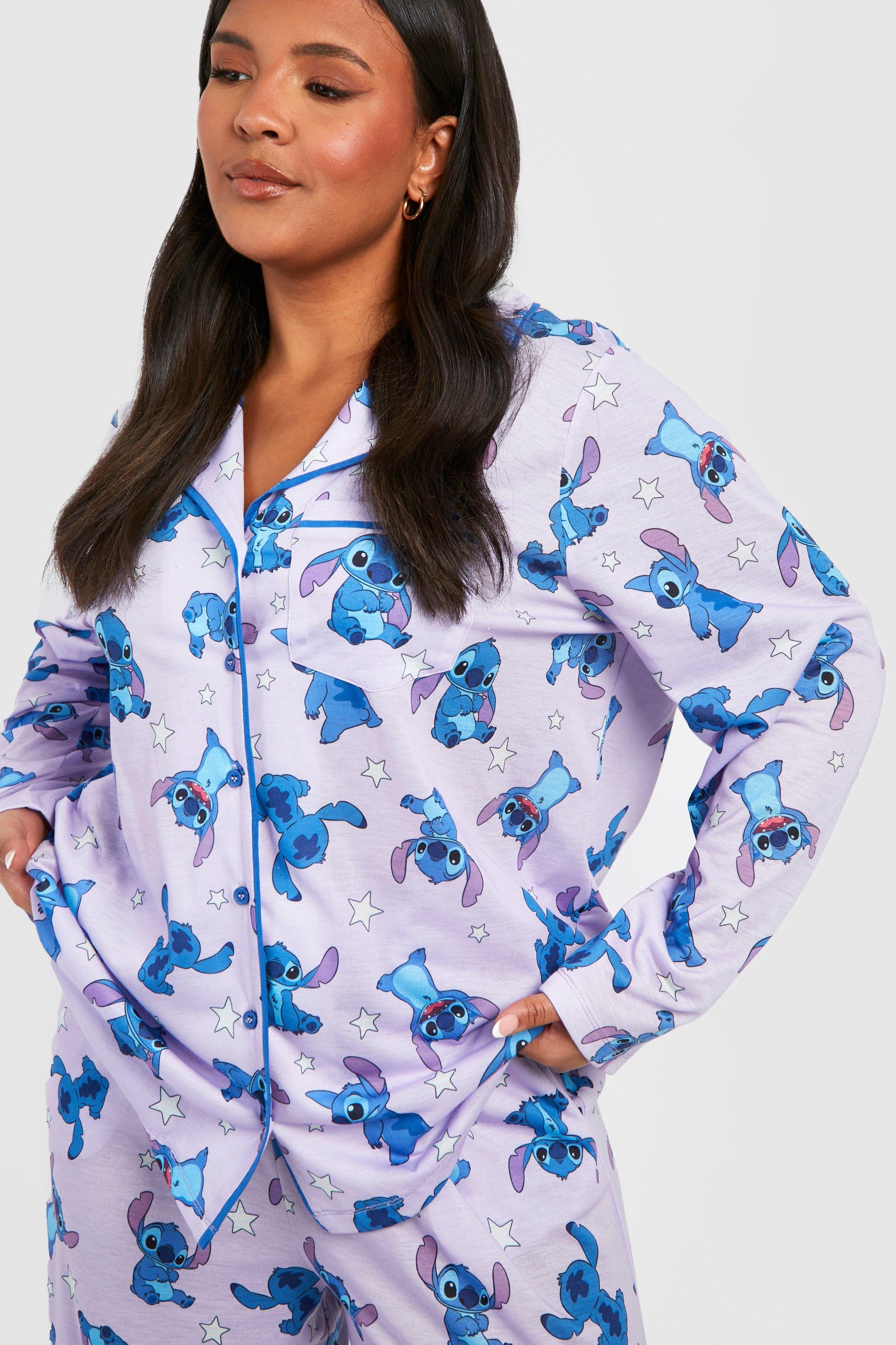 Disney Lilo & Stitch Button Up Pajama Pants Set