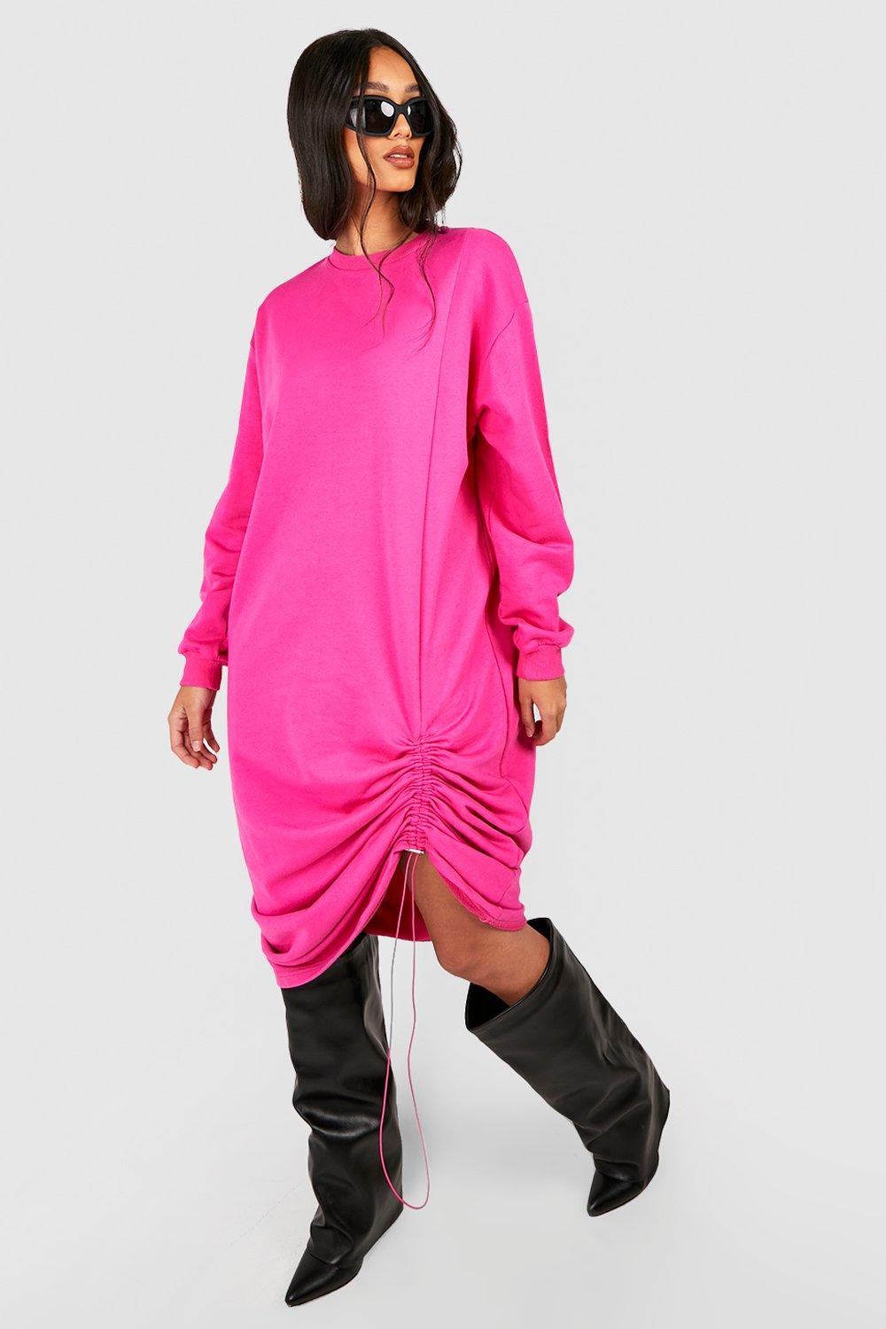 Oversized midi jumper dress best sale