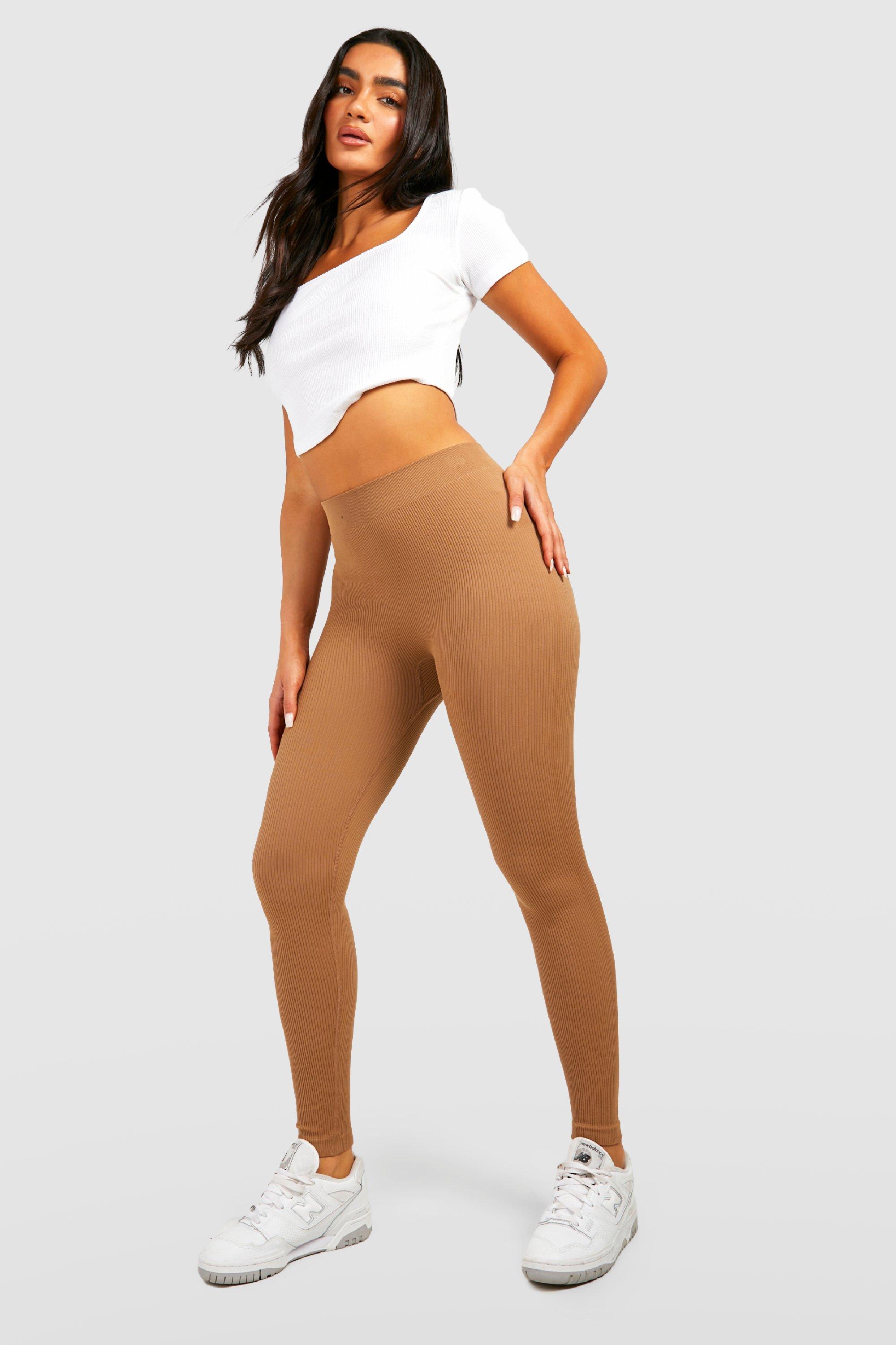 Structured Seamless Contour Ribbed Sculpt Leggings