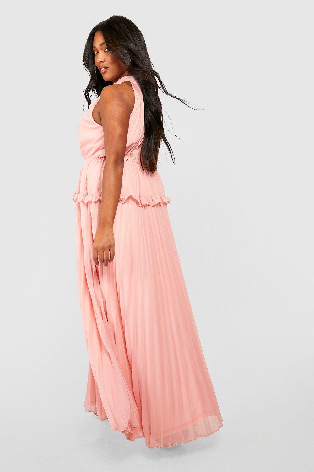 True decadence maxi dress with outlet pleats