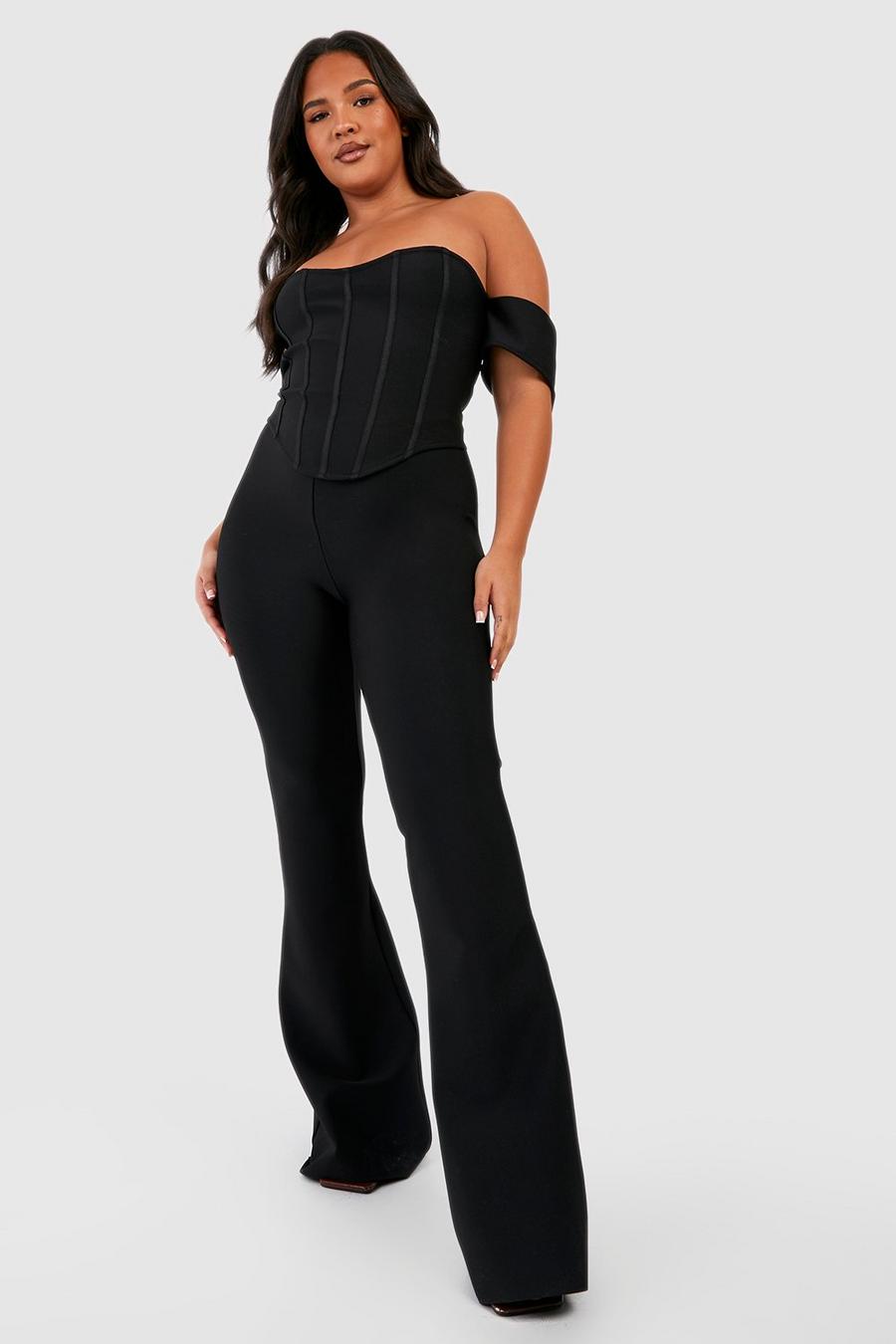 Top a corsetto Plus Size Premium fasciante, Black image number 1
