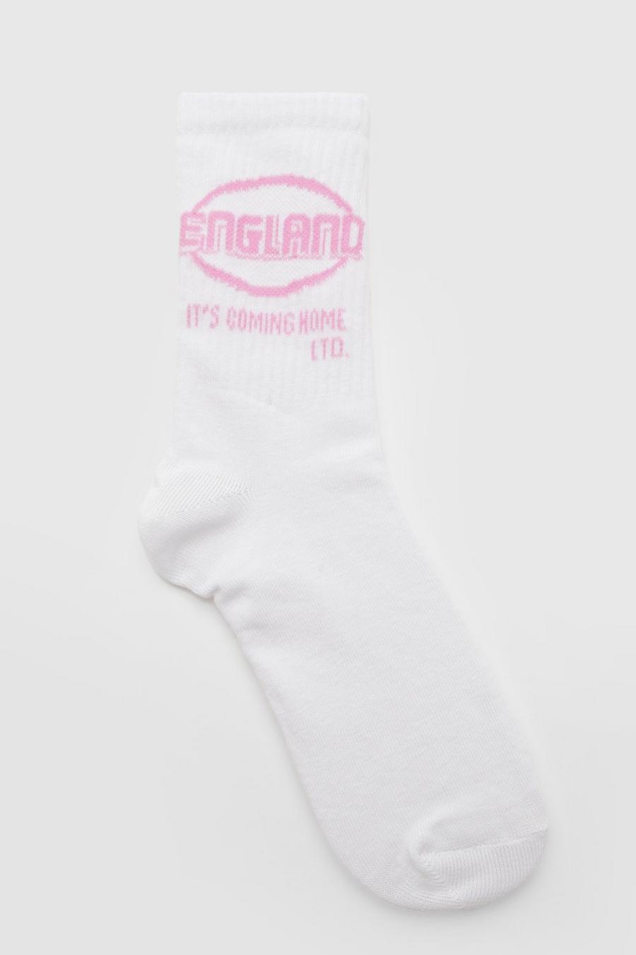  Single Pink Classic England Socks image number 1