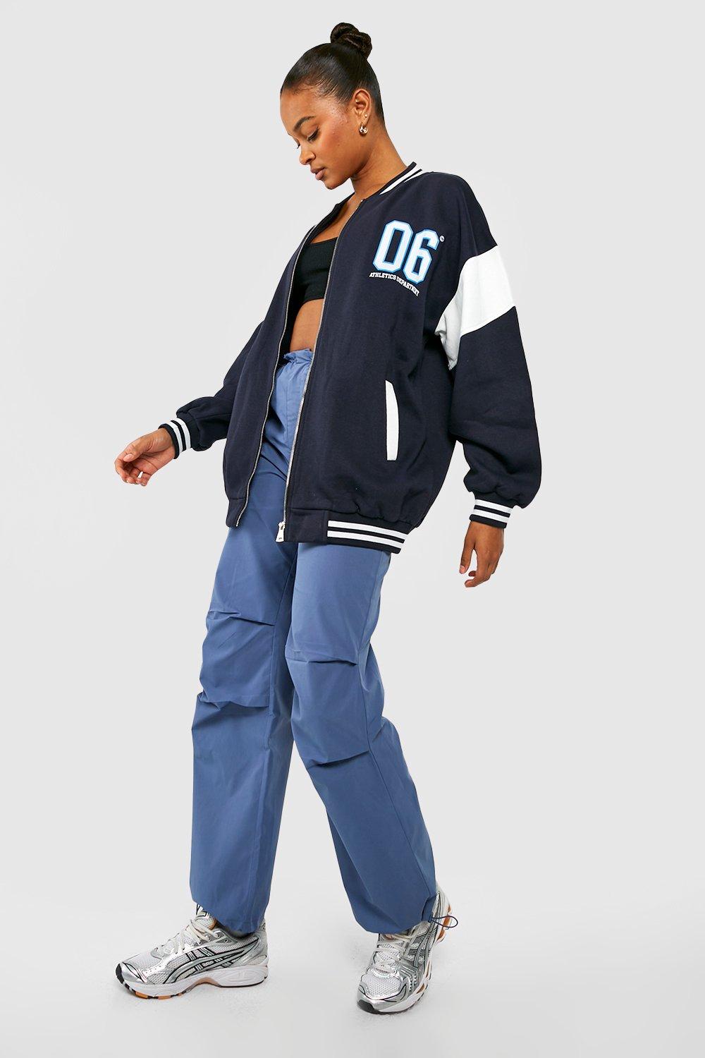 boohoo Tall Varsity Bomber Jacket