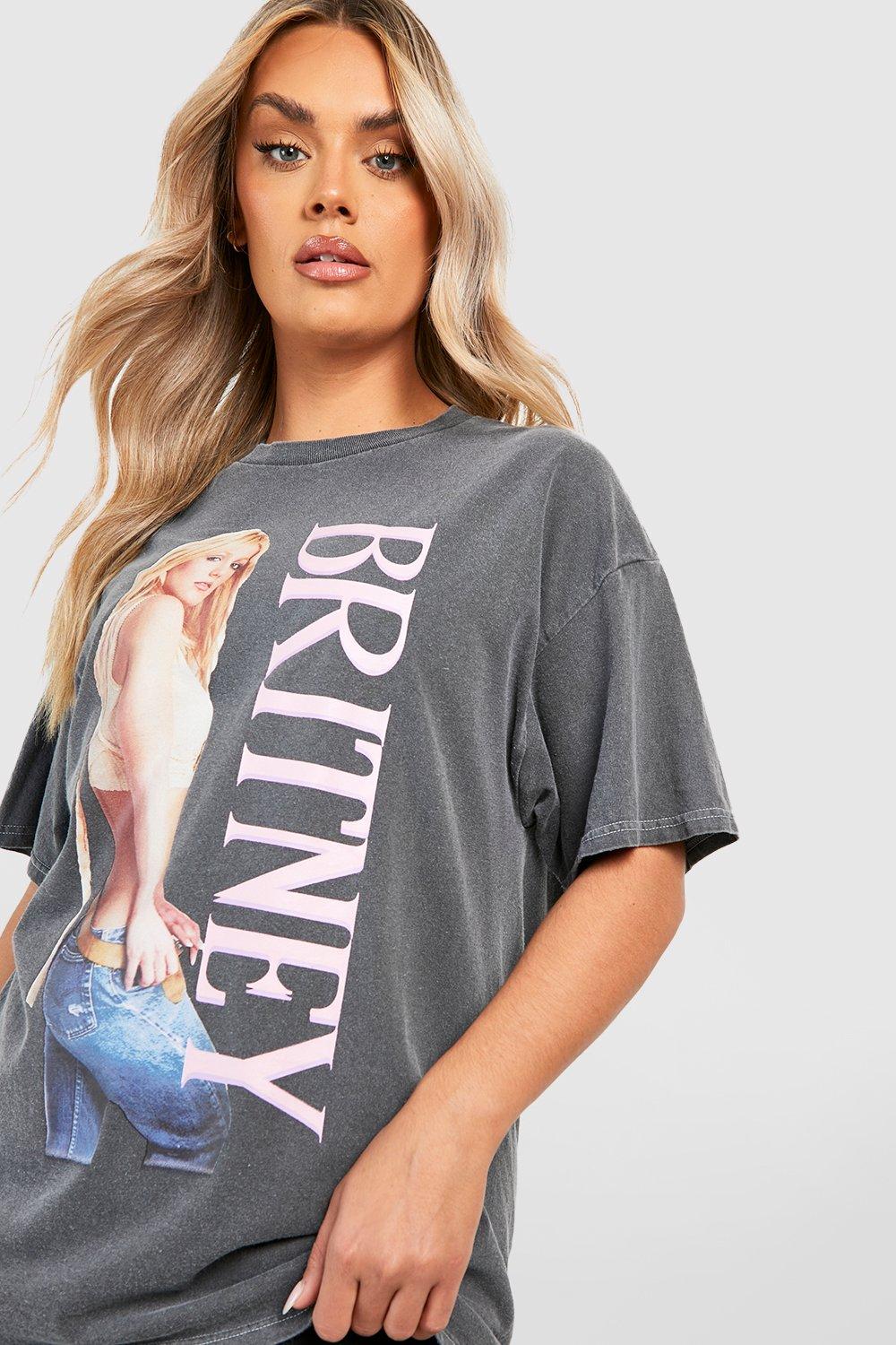 Plus Britney Spears Licensed T Shirt