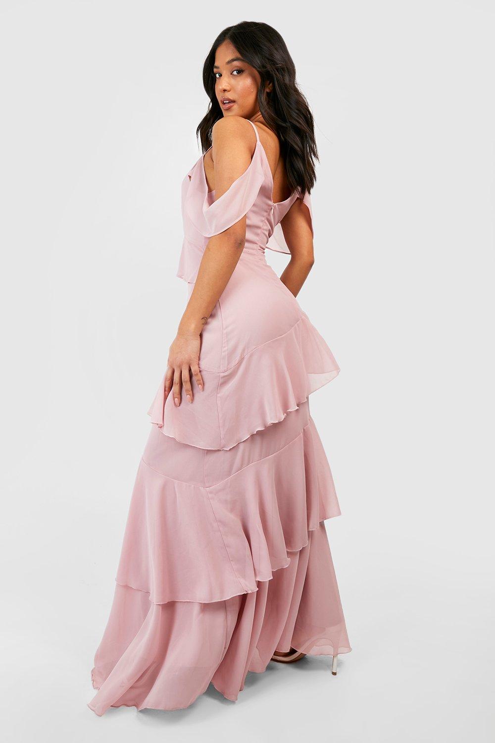 chiffon maxi dress