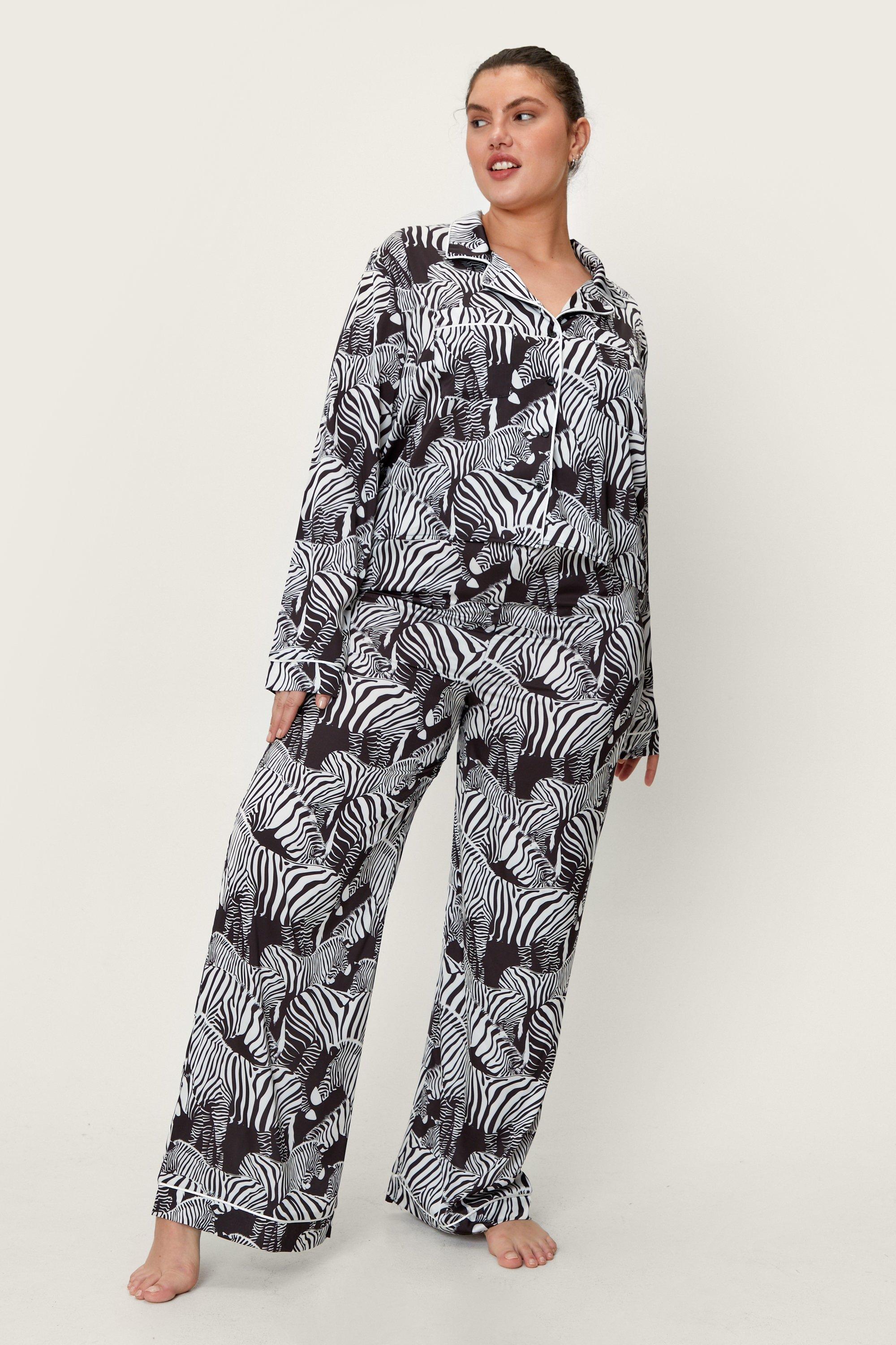 Boohoo zebra pyjamas sale