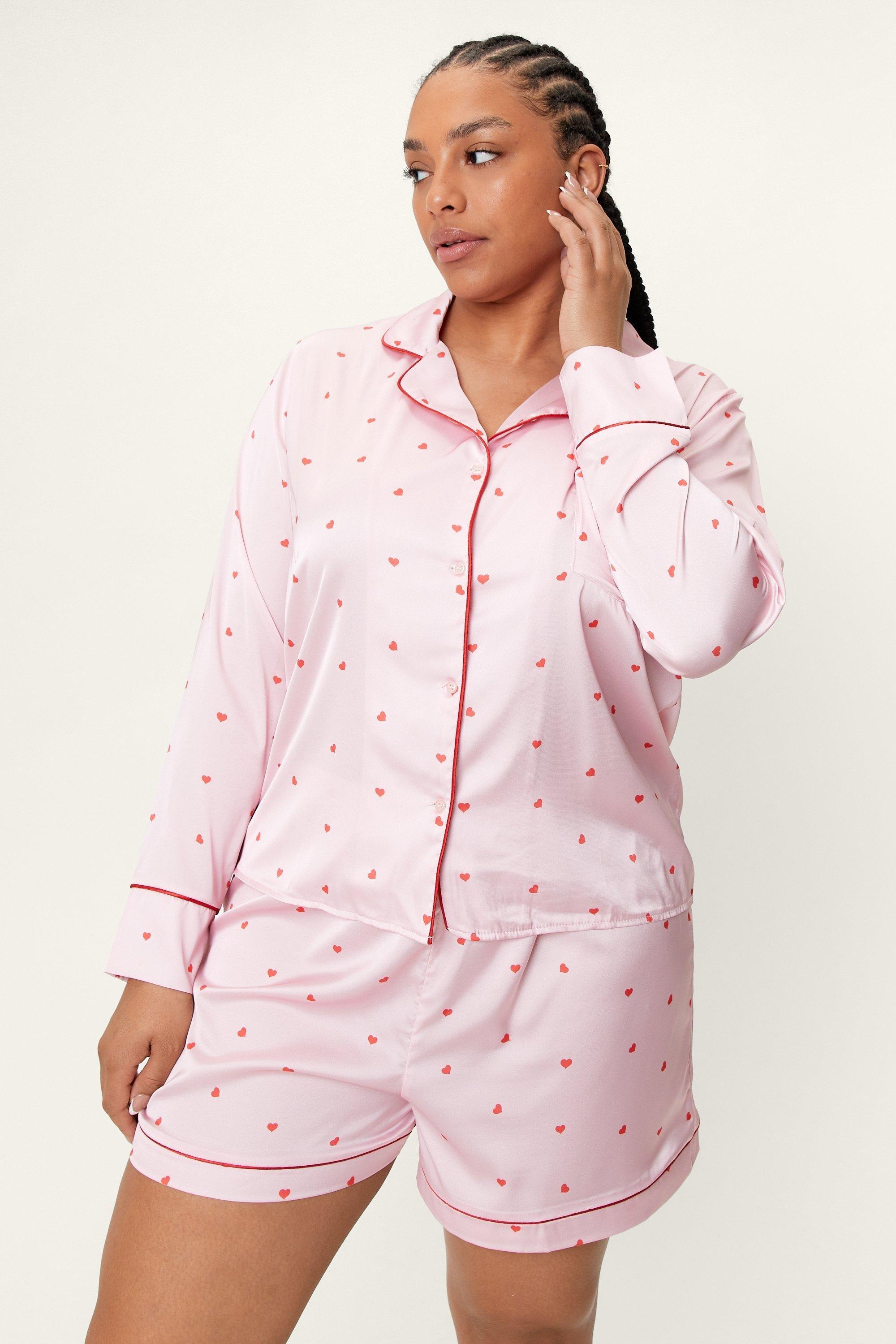 Boohoo pyjamas plus online size