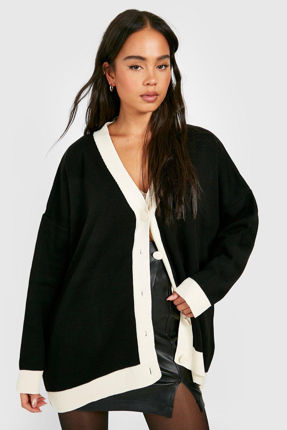 longline cardigan boohoo