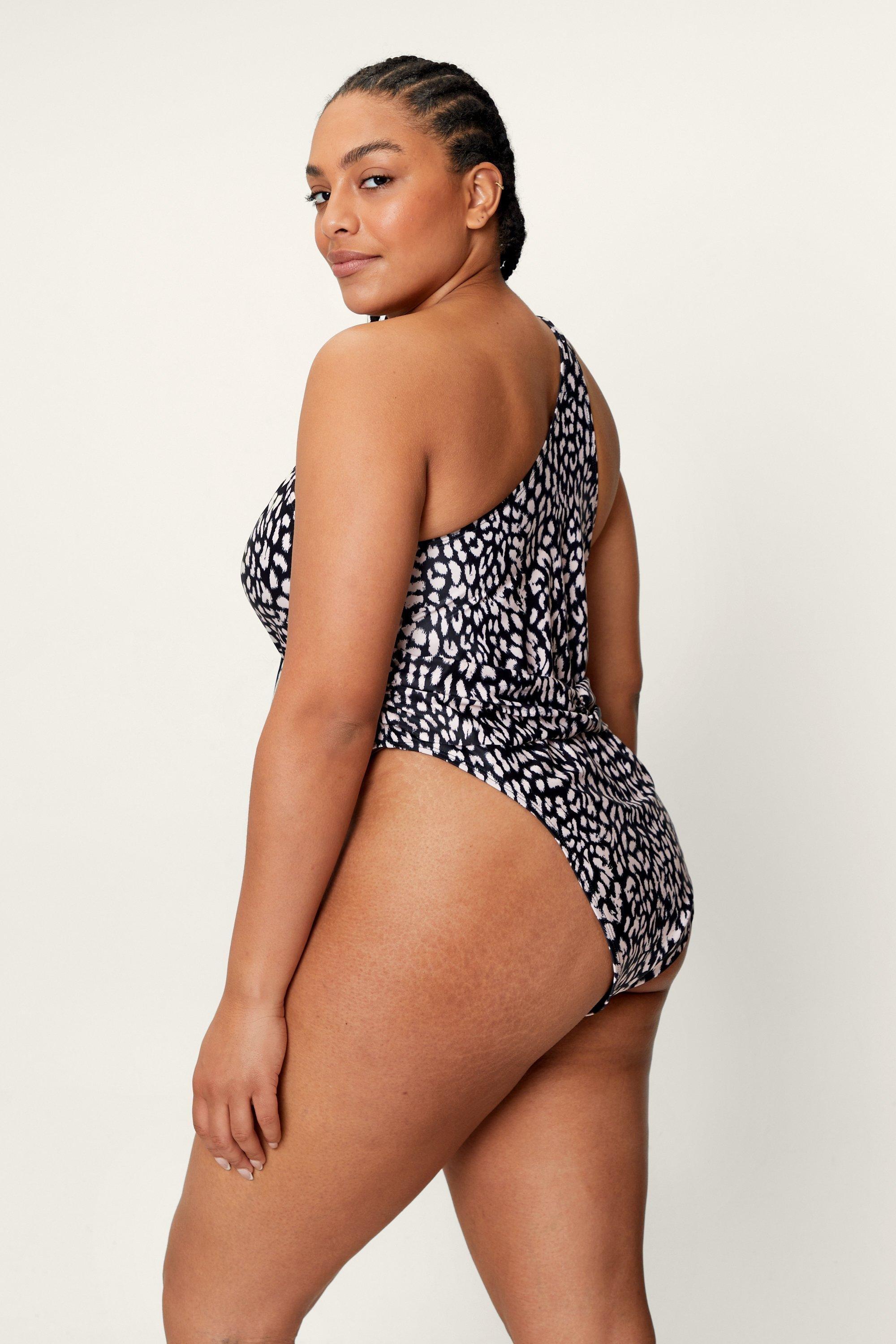 Plus Size Animal Print Swimsuit boohoo IL