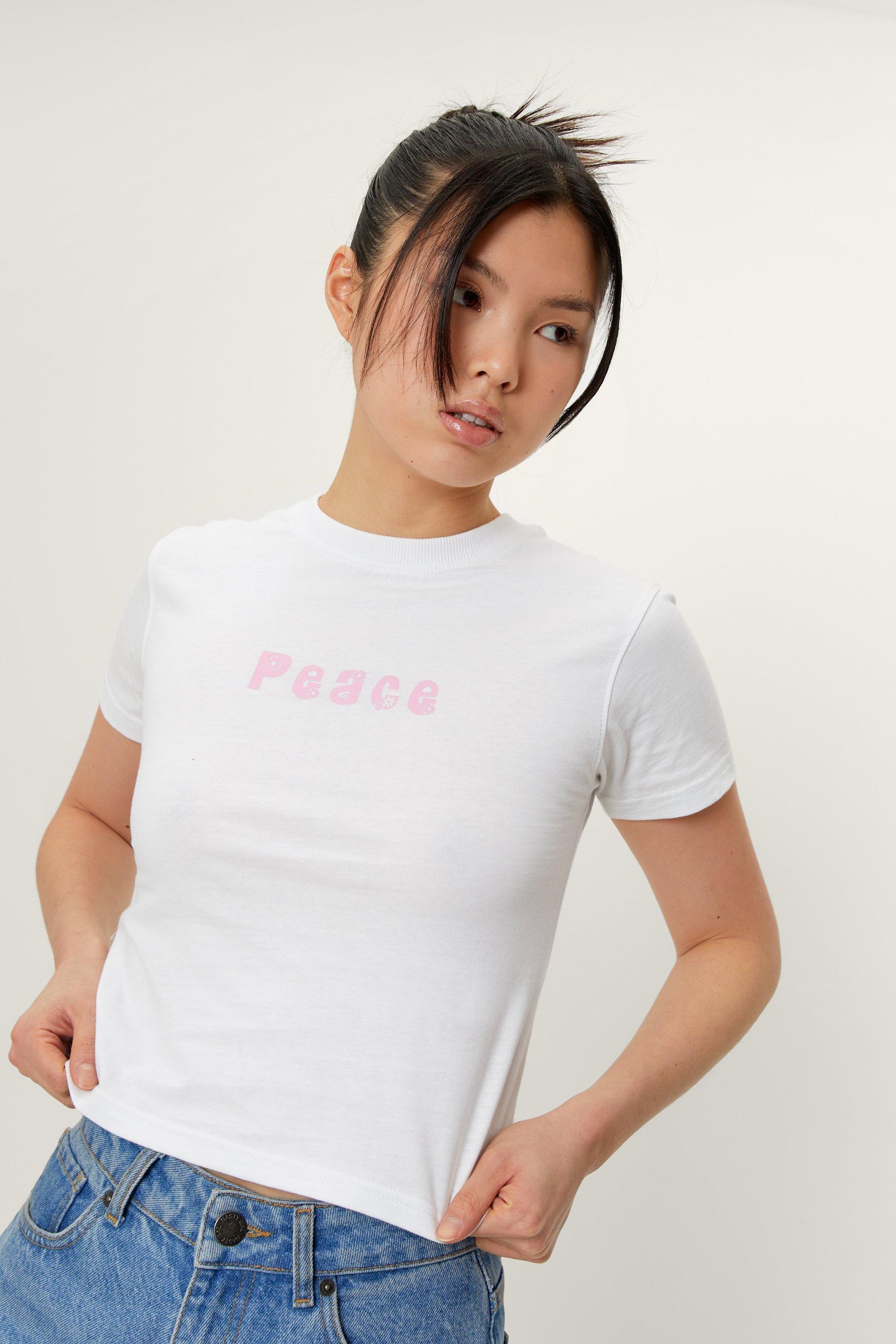 fitted graphic t shirt