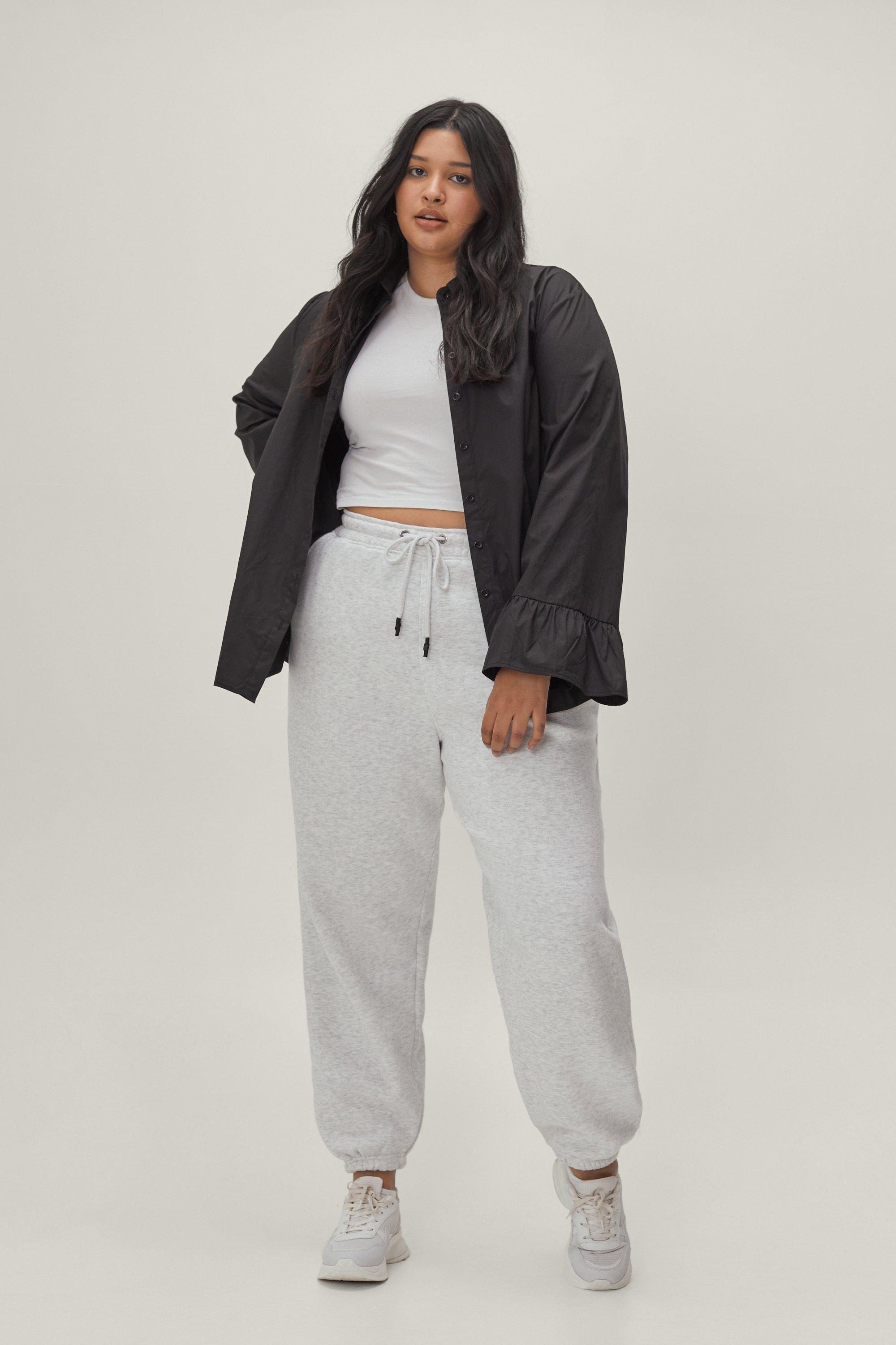 Button down shirt with hot sale sweatpants