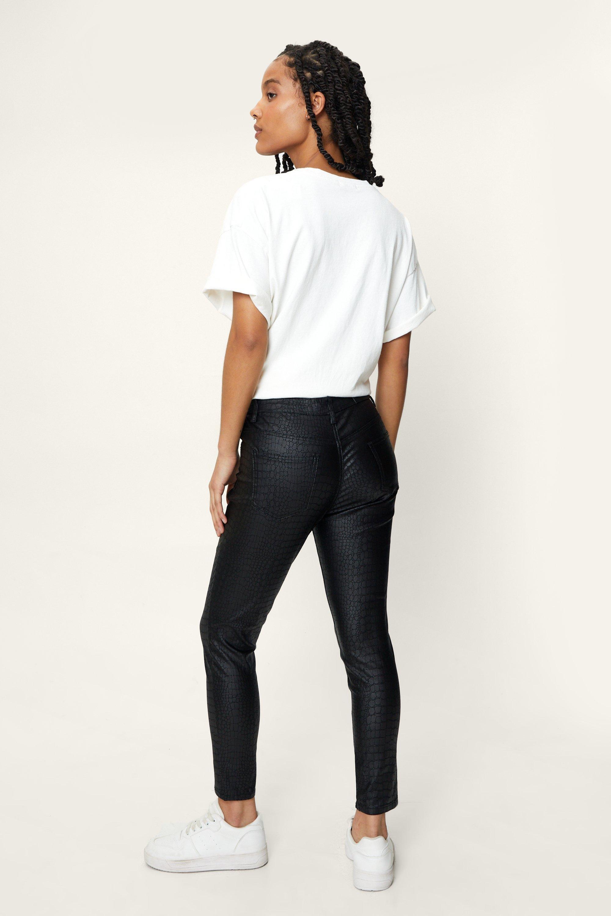 Coated skinny sales jeans petite