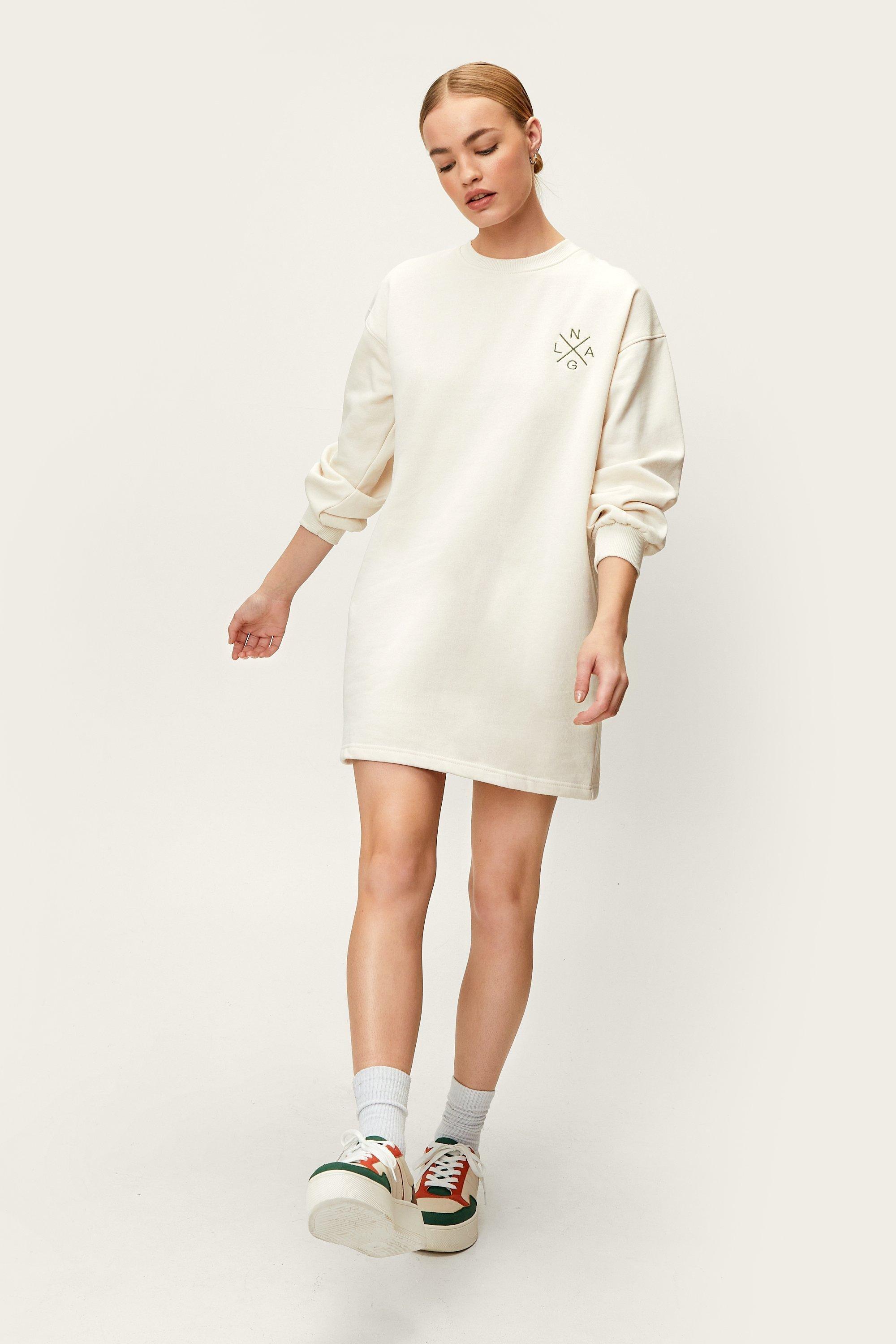 Mini sweater clearance dress