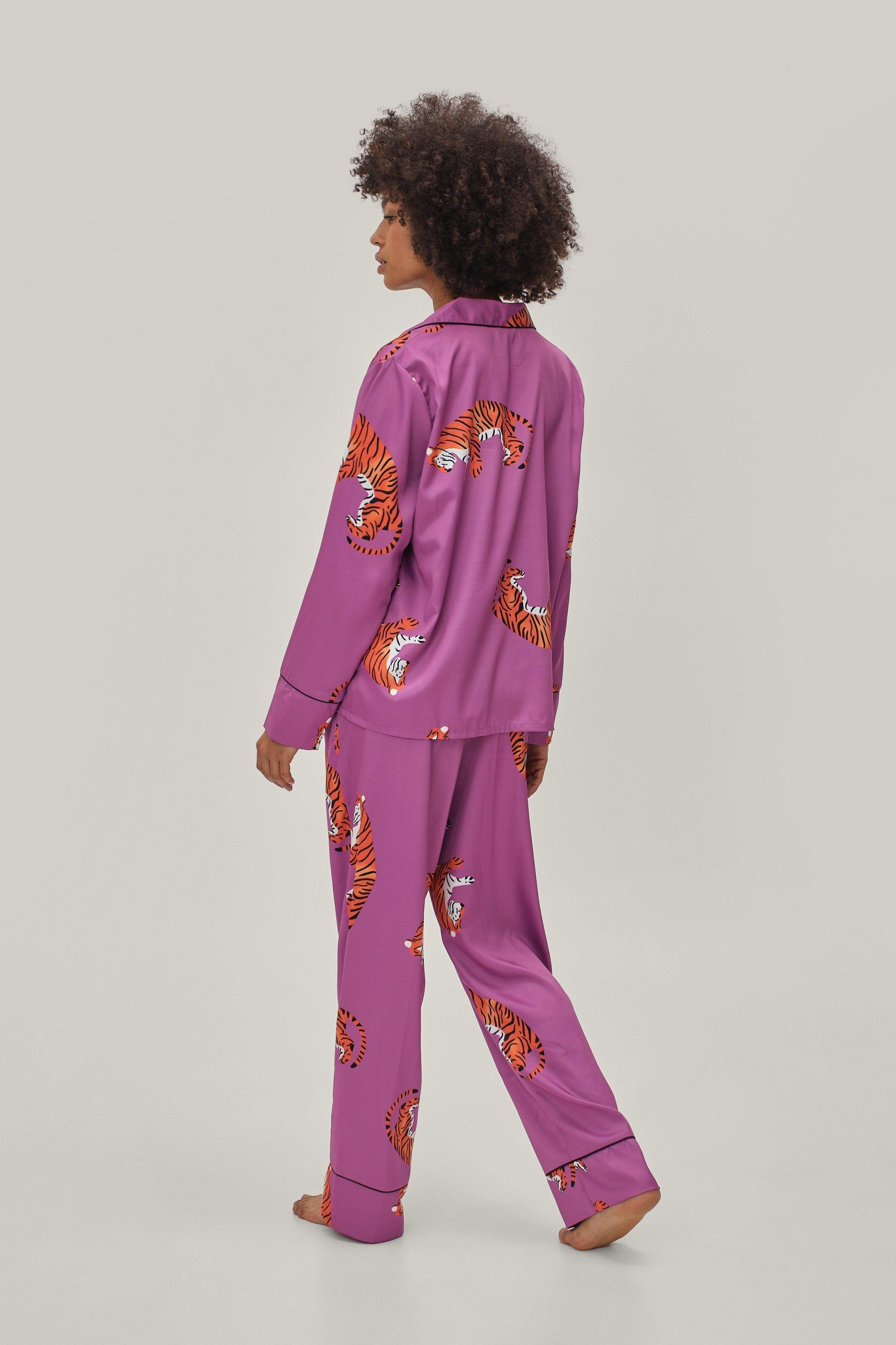 Boohoo tiger pyjamas clearance