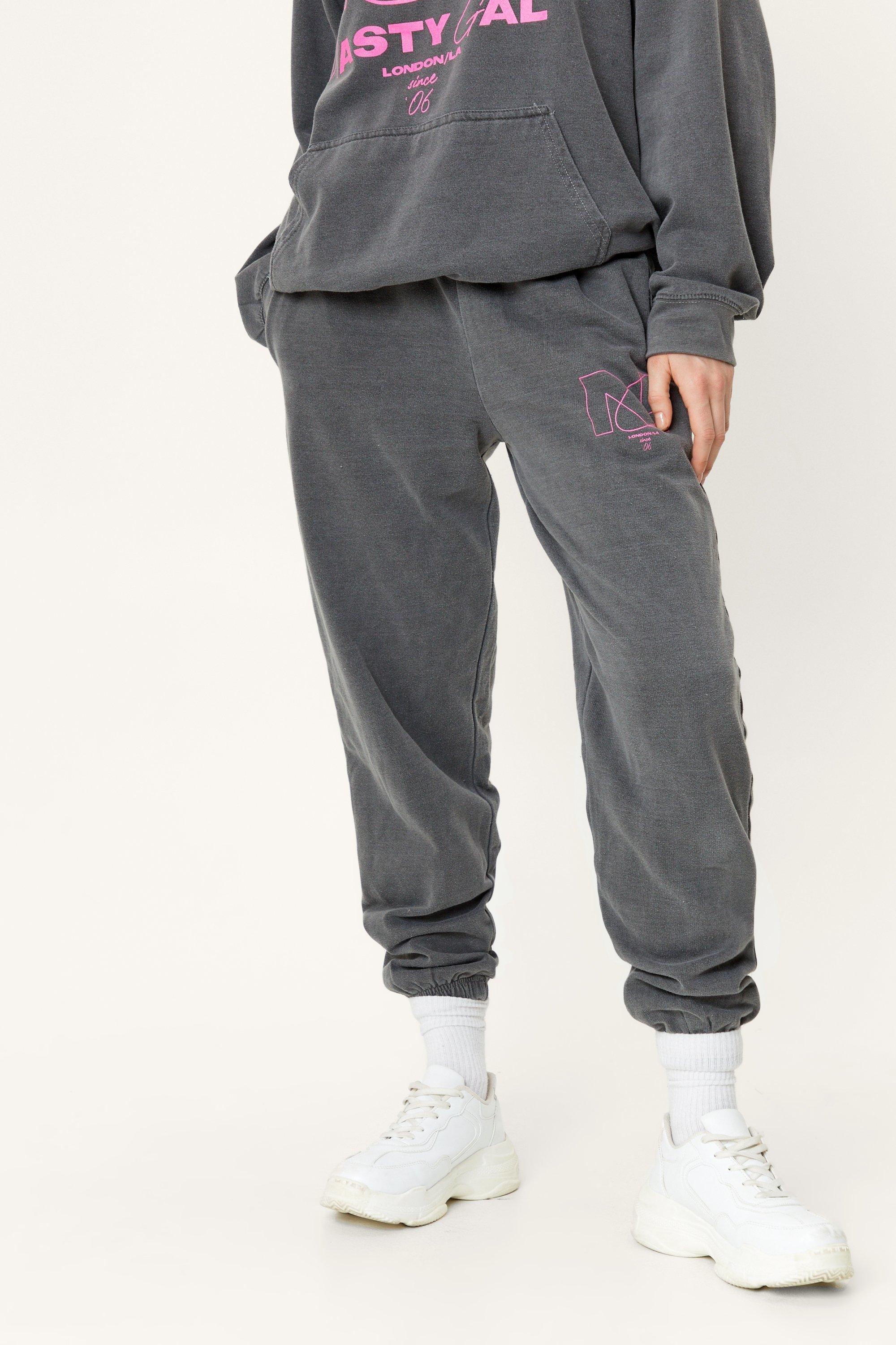 Nasty gal grey sweatpants sale