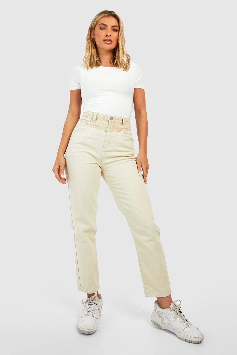 Boohoo jean mom hot sale