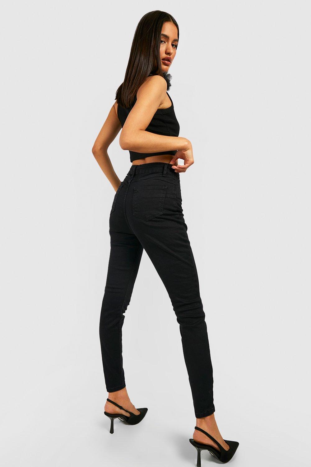 Butt Shaper High Waisted Black Skinny Jeans