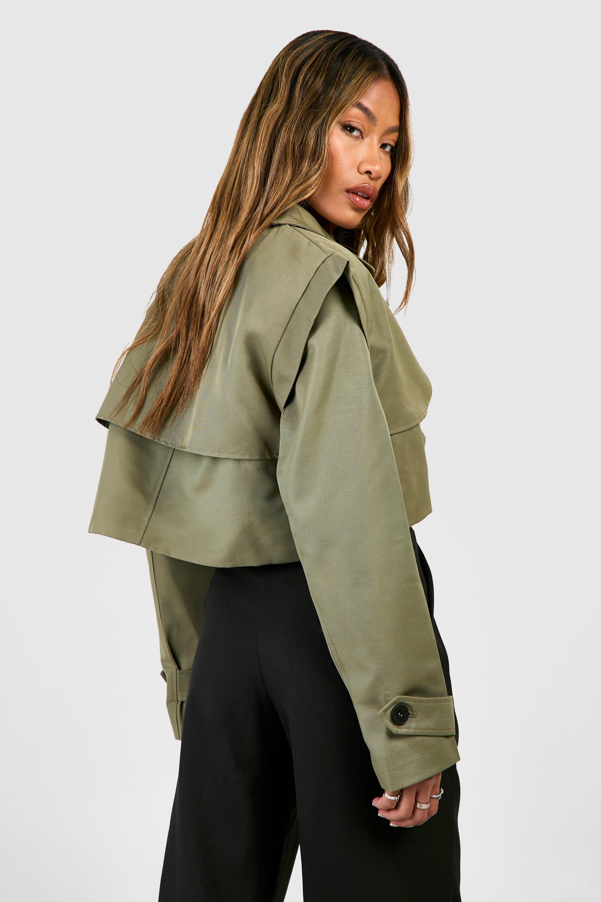 Boohoo sales khaki jacket