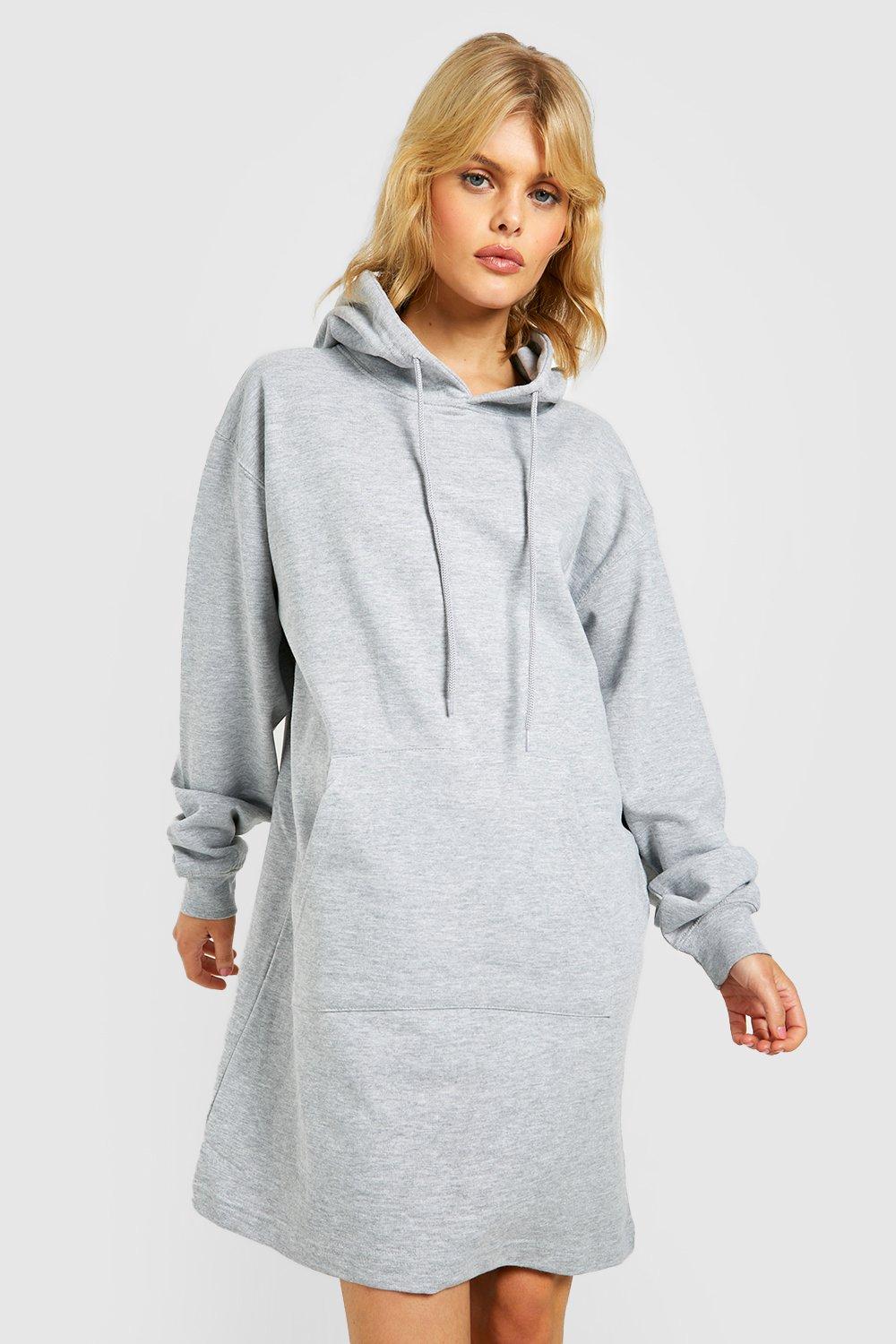 Sweatshirt dress - Light grey marl - Ladies