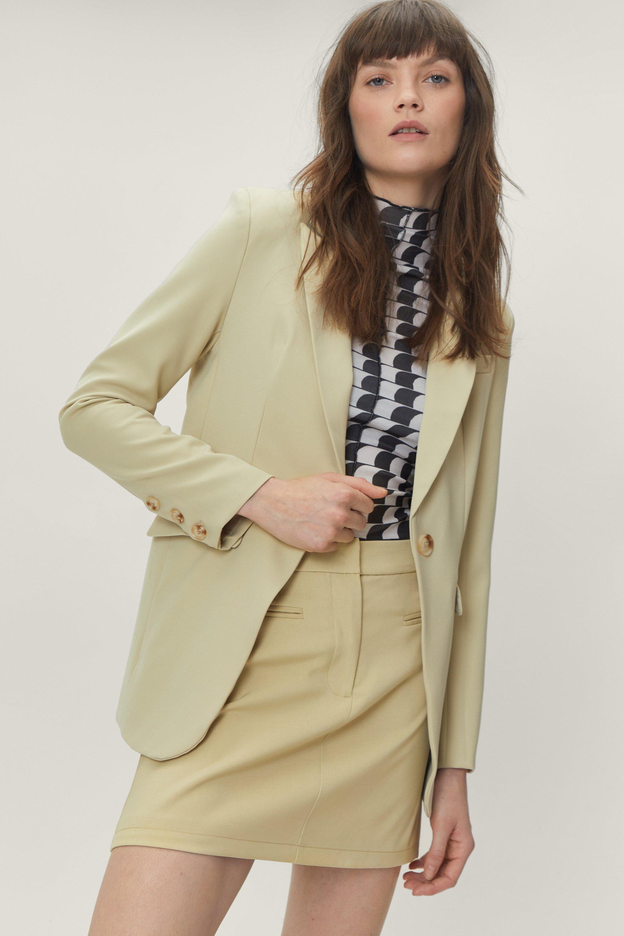 Boohoo shop curve blazer