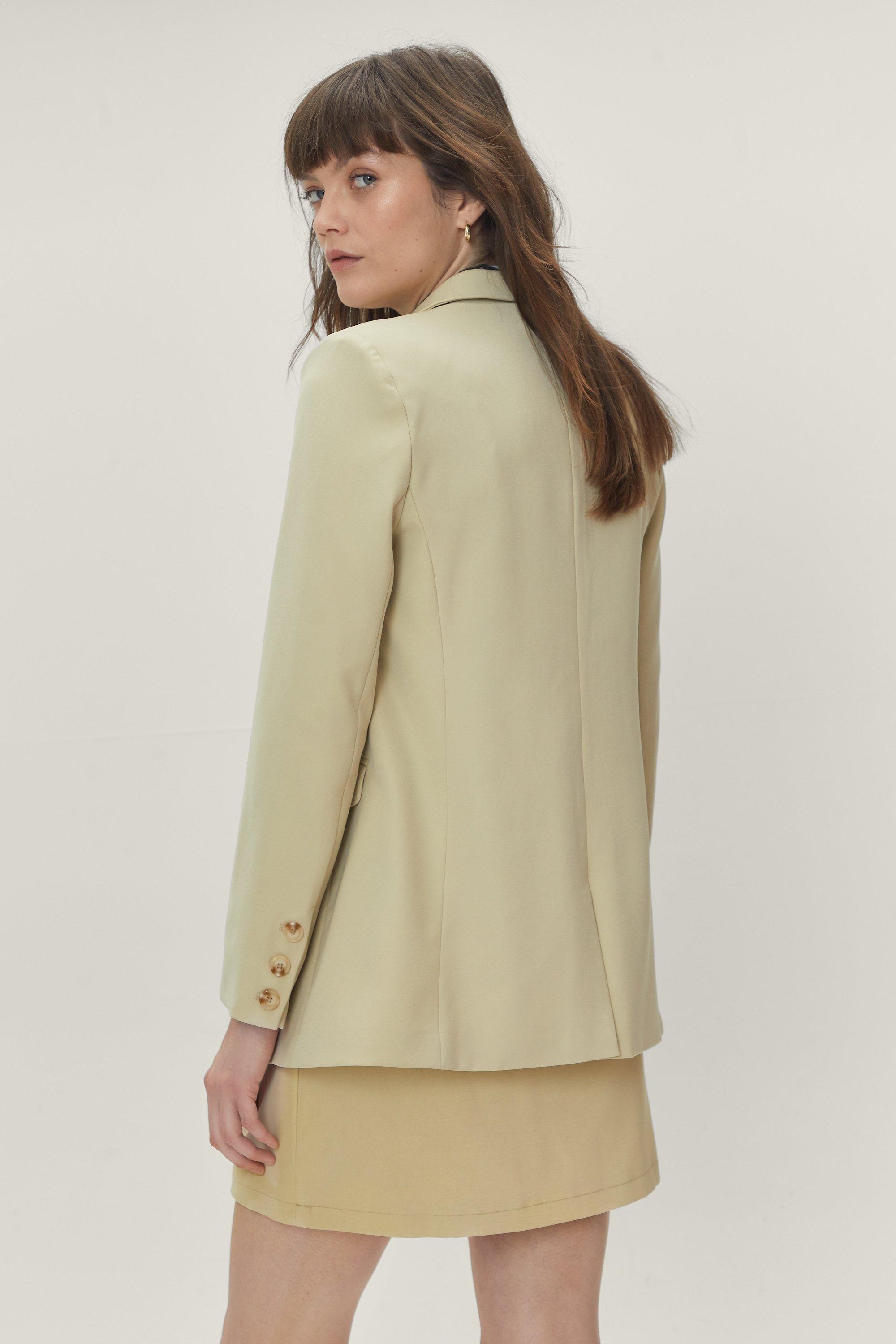 Boohoo shop curve blazer