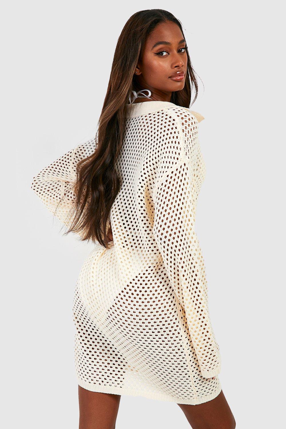 Beach cover ups boohoo online