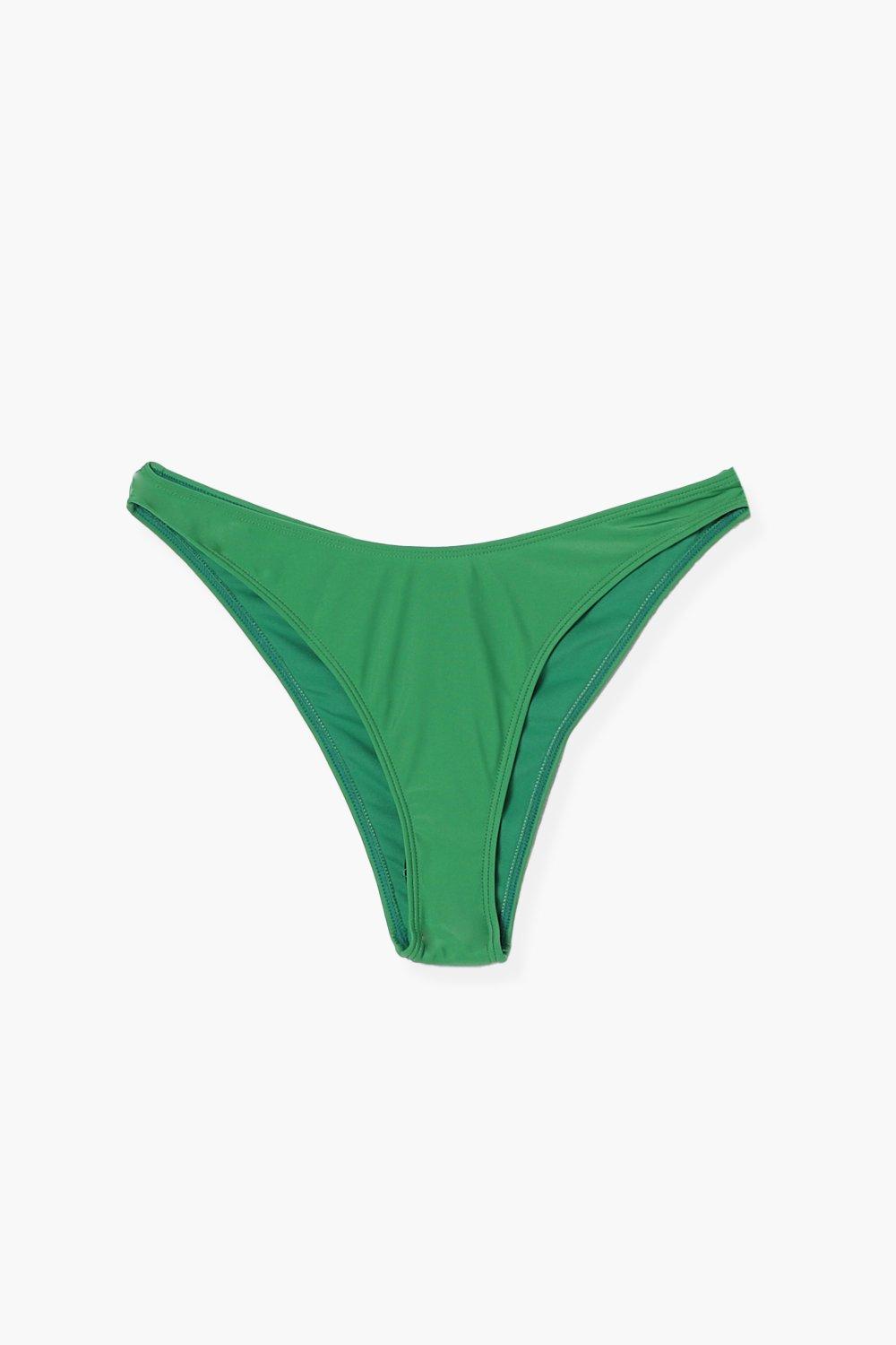 Essentials Women's Cotton Bikini Brief Underwear, Pack of 10, Green,  Botanical Floral, X-Small