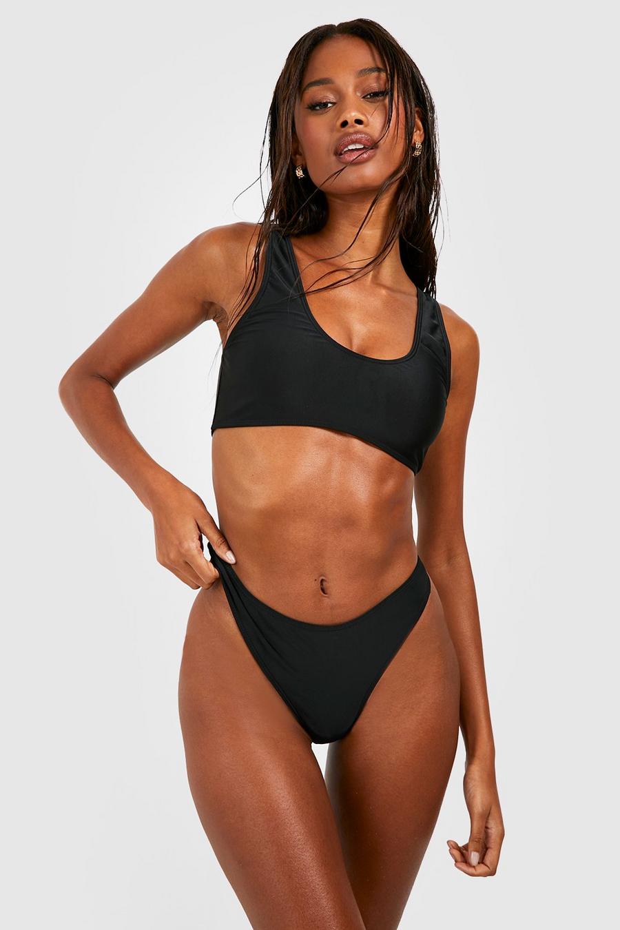 Slip bikini a perizoma Essentials, Black image number 1