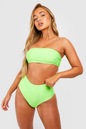 Green Essentials High Waisted Bikini Brief